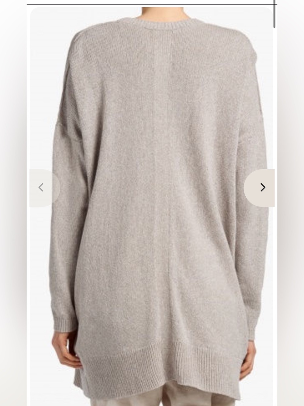 JAMES PERSE Drop Shoulder Cardigan in Grey - Picture 4 of 12